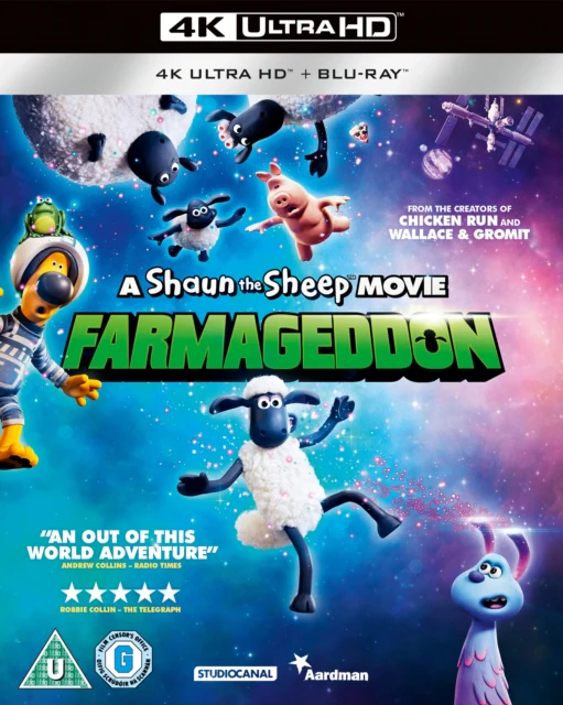 A   Shaun the Sheep Movie - Farmageddon [Blu-ray / 4K Ultra HD + Blu-ray]