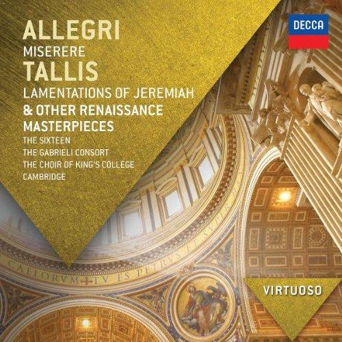 Allegri: Miserere; Tallis: Lamentations of Jeremiah (Music CD)