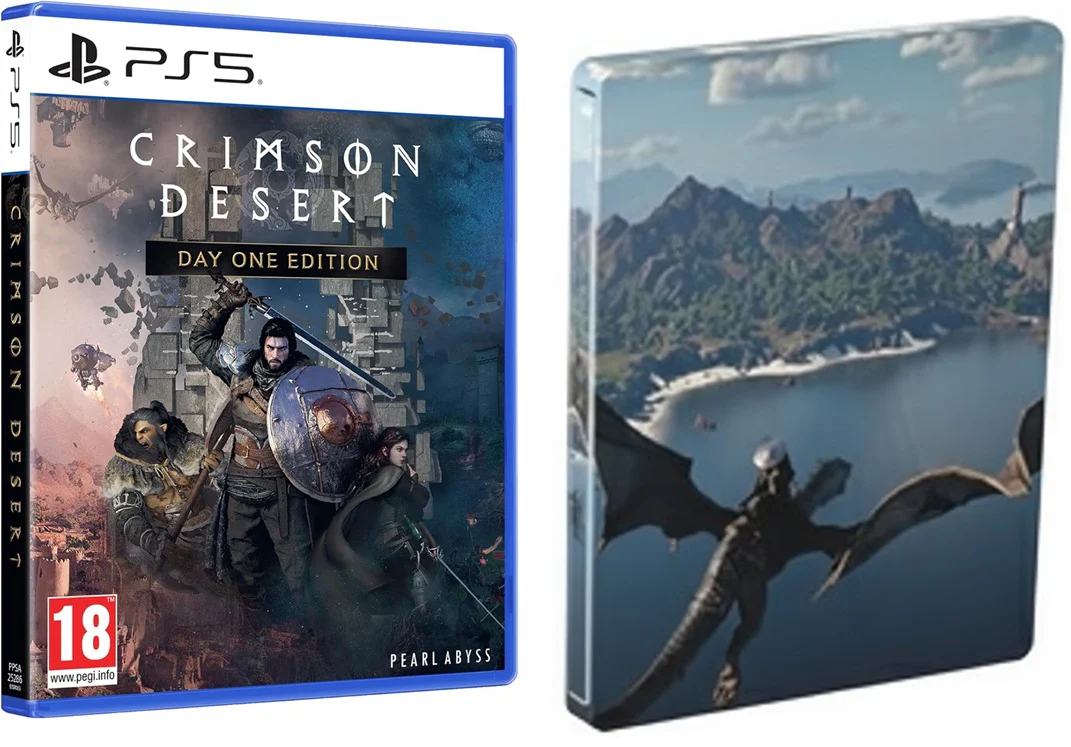 Crimson Desert - Day One Edition (PS5) - With Steelbook