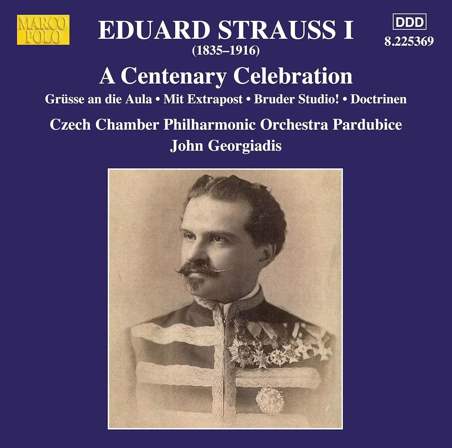 Eduard Strauss I: A Centenary Celebration (Music CD)