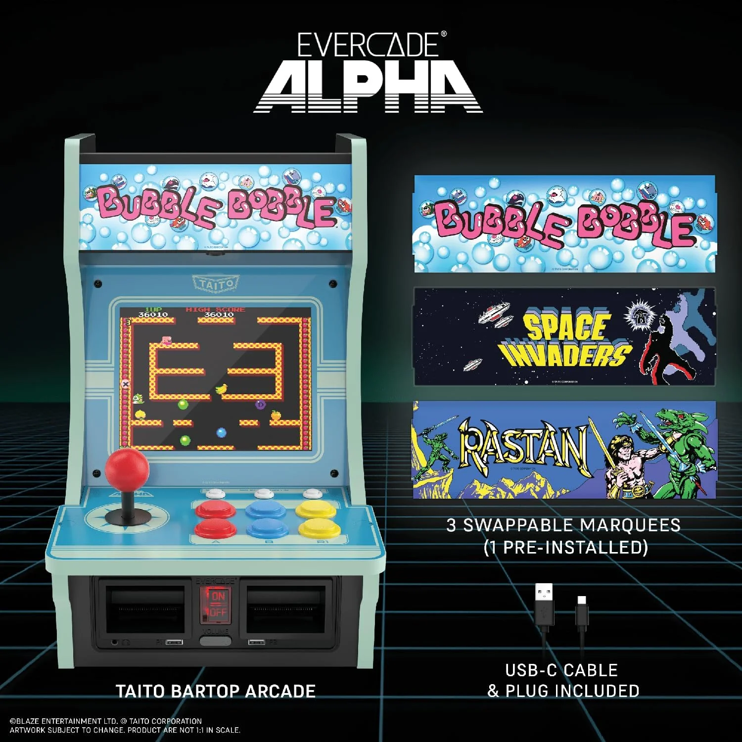 Evercade Alpha Taito Bartop Arcade - Image 3