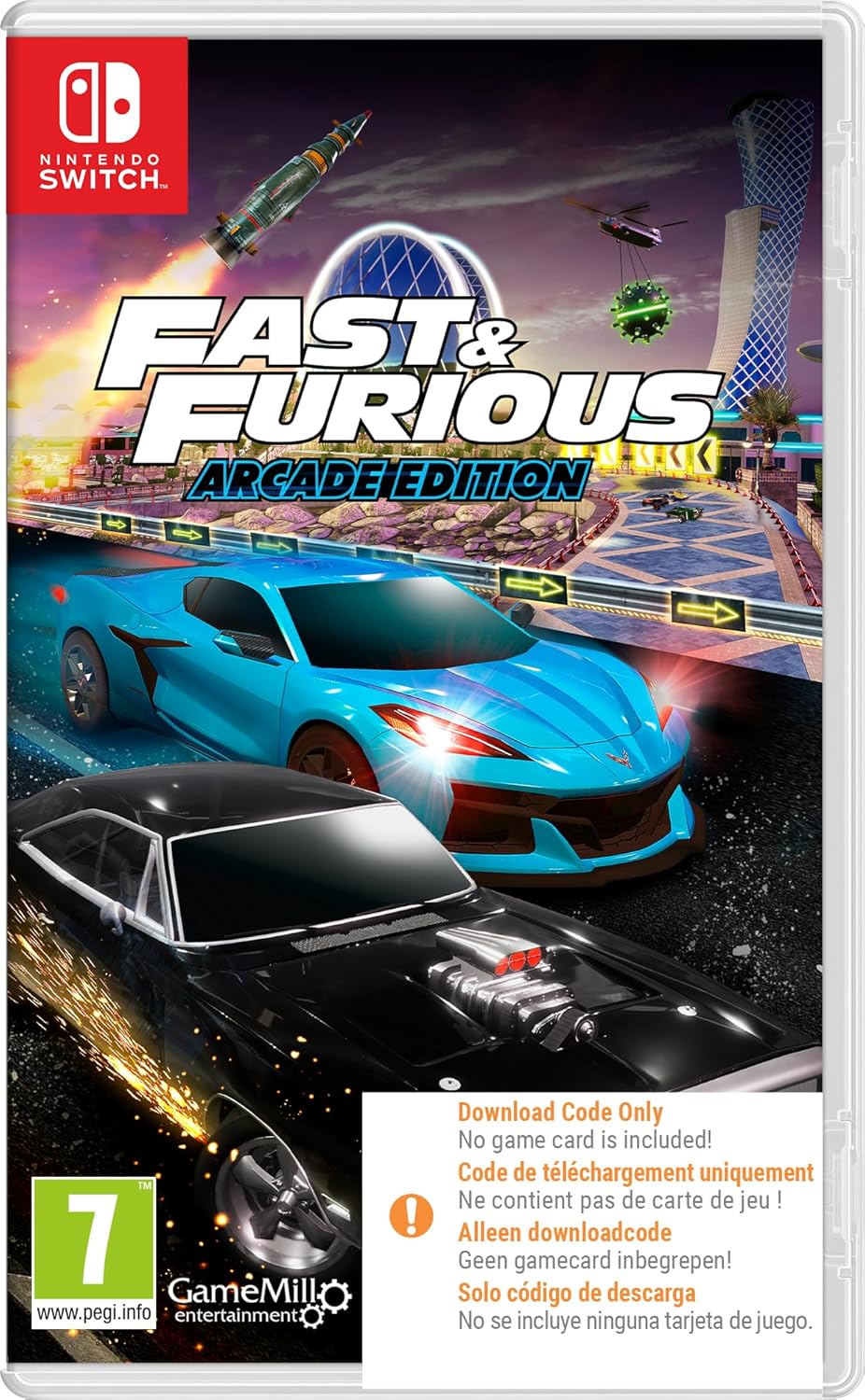 Fast & Furious Arcade Edition (Nintendo Switch) - code in box