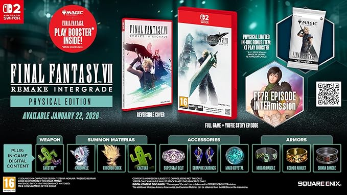 Final Fantasy VII Remake Intergrade (Nintendo Switch 2) (includes - Magic: The Gathering Final Fantasy Play Booster) - Image 7
