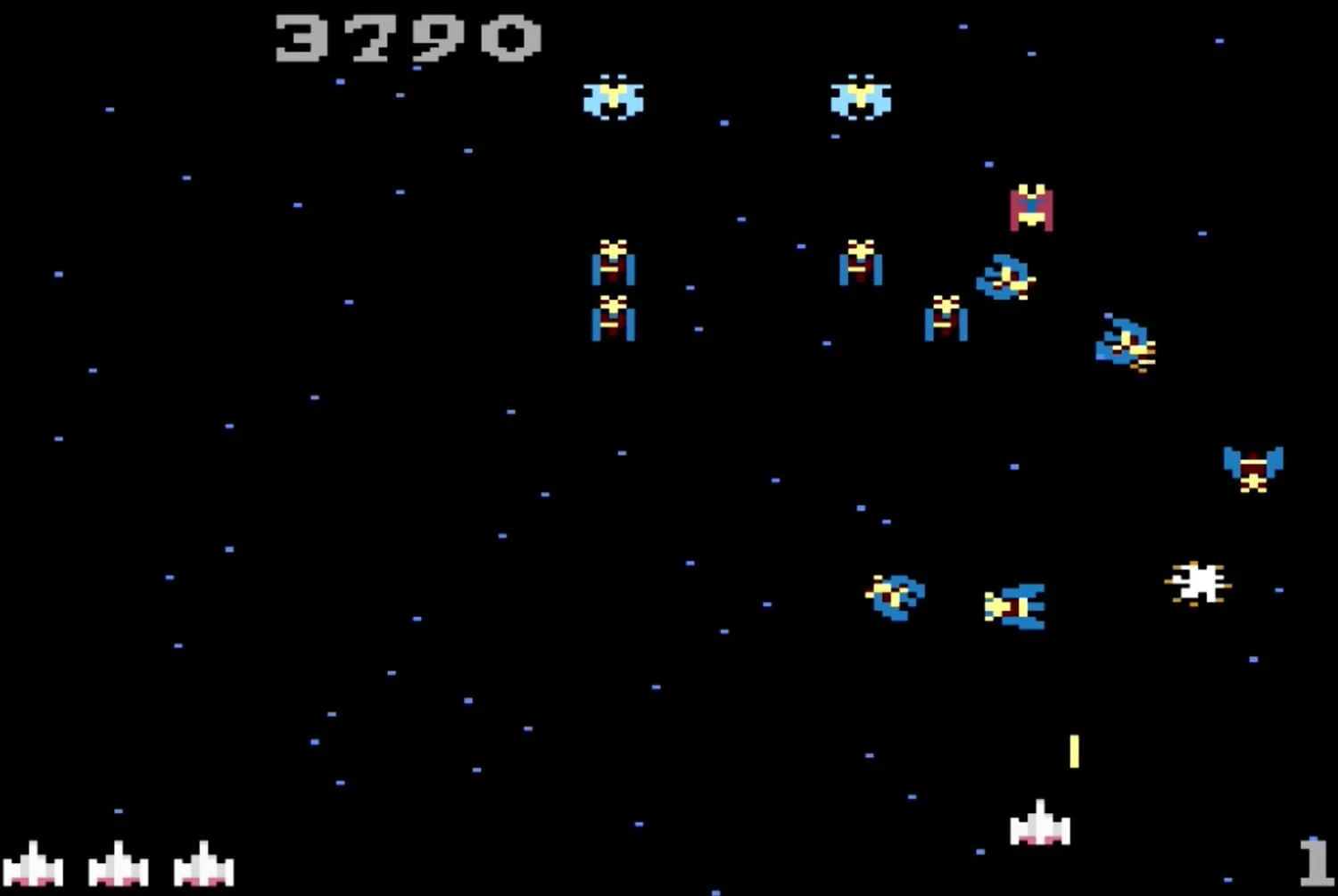 GALAGA (compatible with Atari 2600+, Atari 7800+ and Atari 7800 video game systems - Image 4