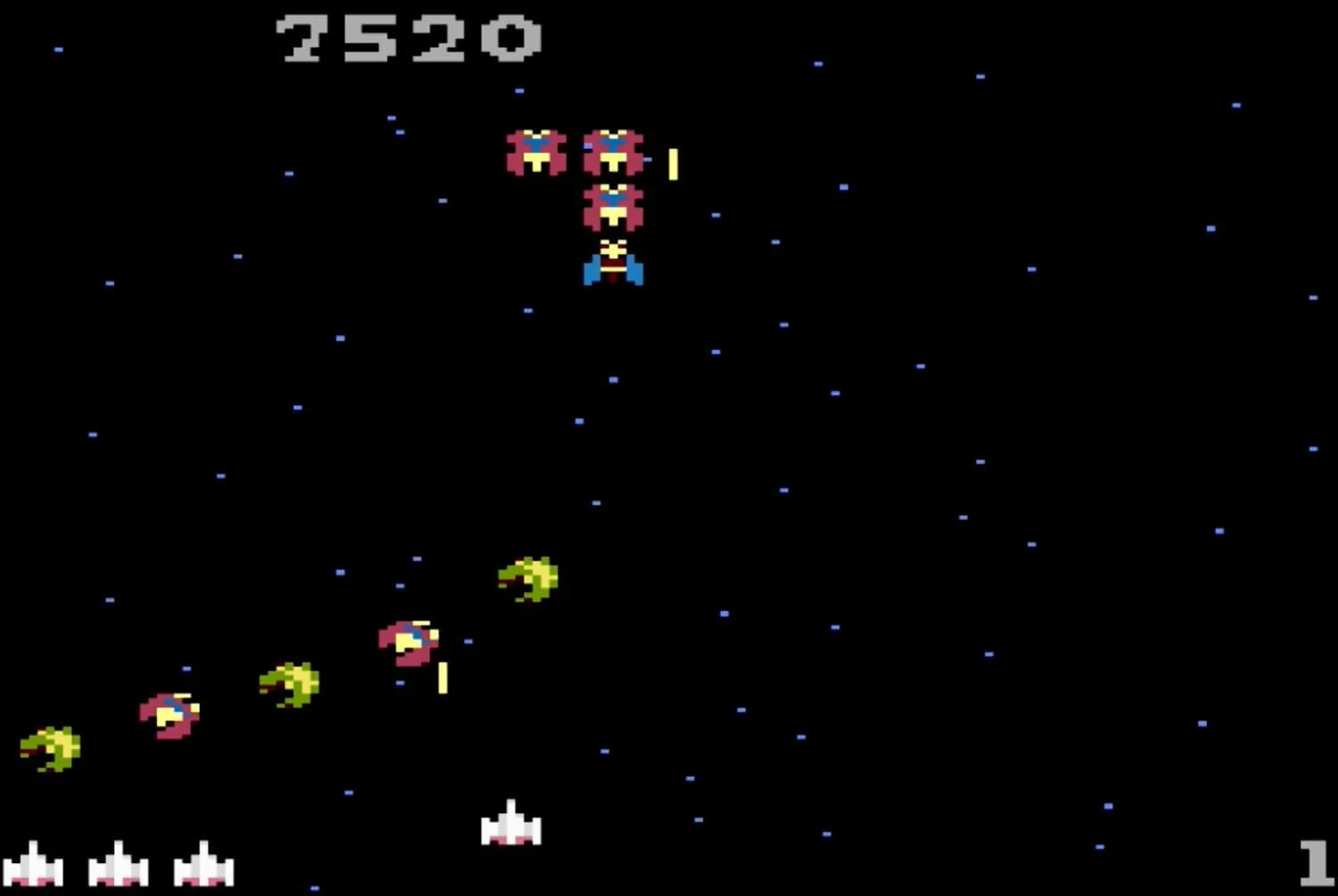 GALAGA (compatible with Atari 2600+, Atari 7800+ and Atari 7800 video game systems - Image 6