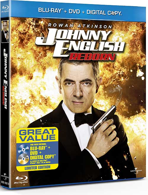 Johnny English Reborn (Blu-Ray, DVD & Digital Copy)