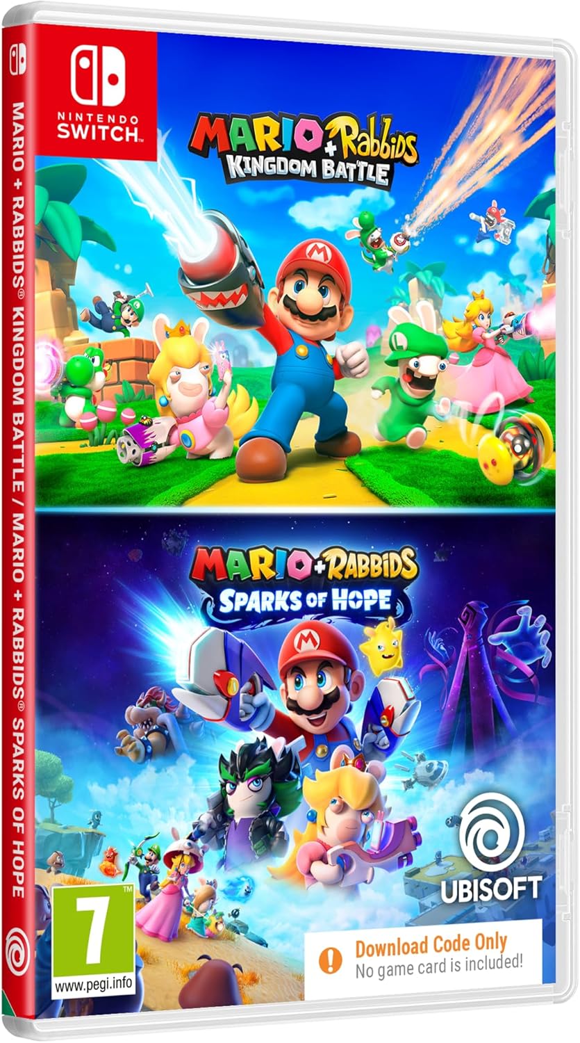 Mario + Rabbids Kingdom Battle / Mario + Rabbids Sparks of Hope (Nintendo Switch) (Code in Box)