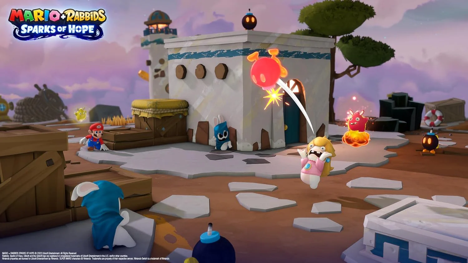 Mario + Rabbids Kingdom Battle / Mario + Rabbids Sparks of Hope (Nintendo Switch) (Code in Box) - Image 2