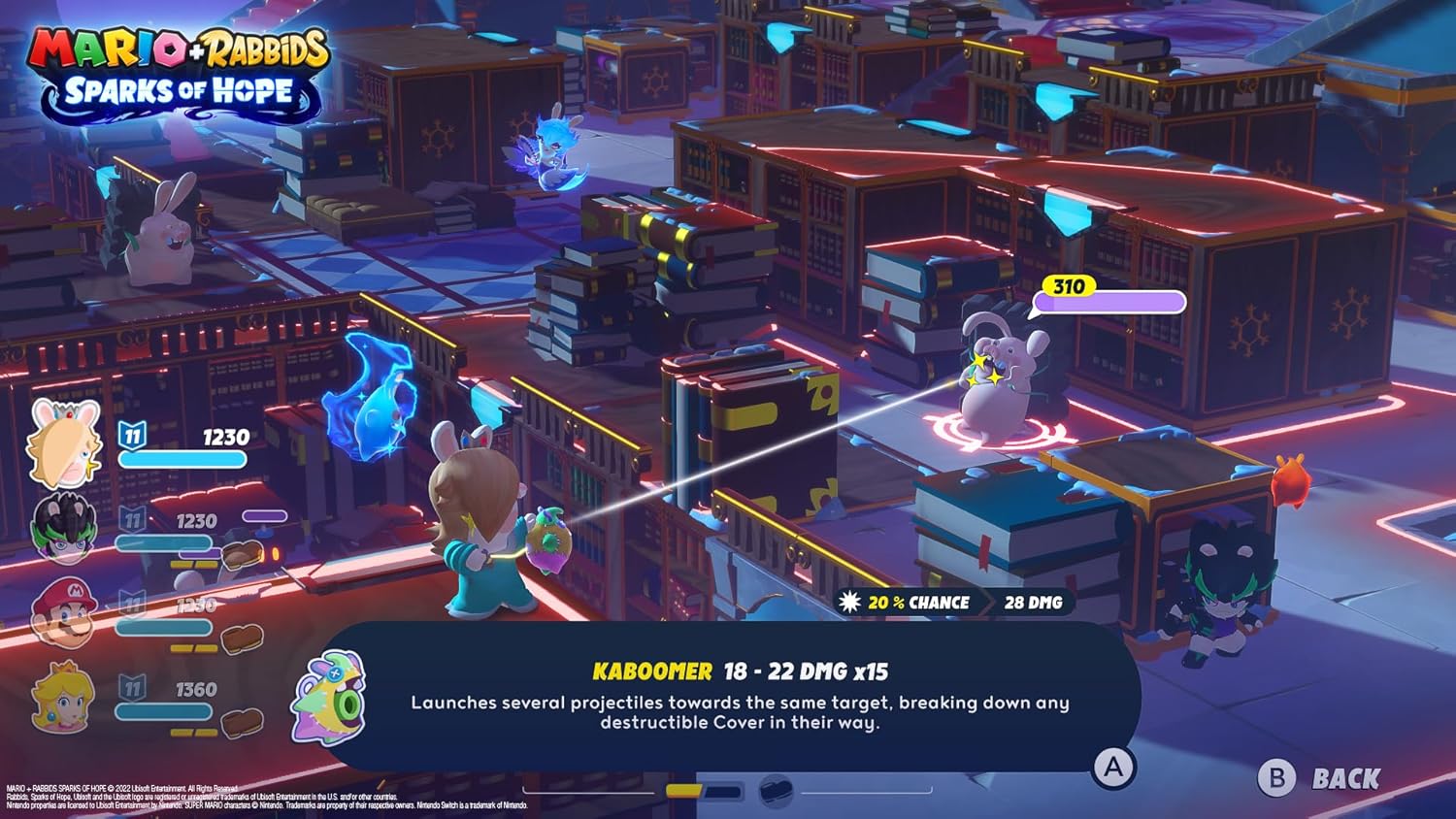 Mario + Rabbids Kingdom Battle / Mario + Rabbids Sparks of Hope (Nintendo Switch) (Code in Box) - Image 3