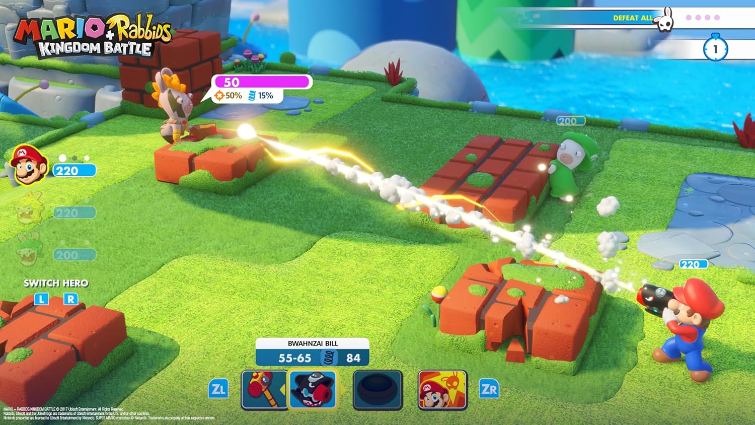 Mario + Rabbids Kingdom Battle / Mario + Rabbids Sparks of Hope (Nintendo Switch) (Code in Box) - Image 5