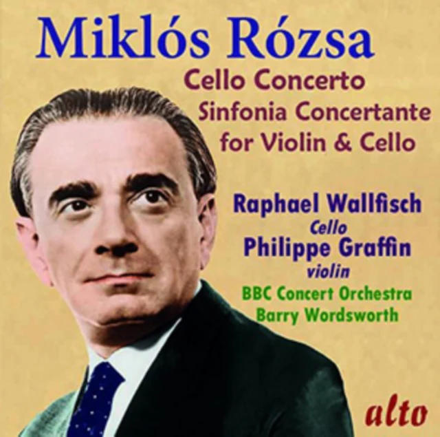 Miklos Rozsa: Cello Concerto/Sinfonia Concertante [CD / Album]