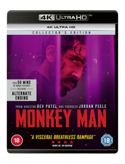 Monkey Man [Blu-ray / 4K Ultra HD]