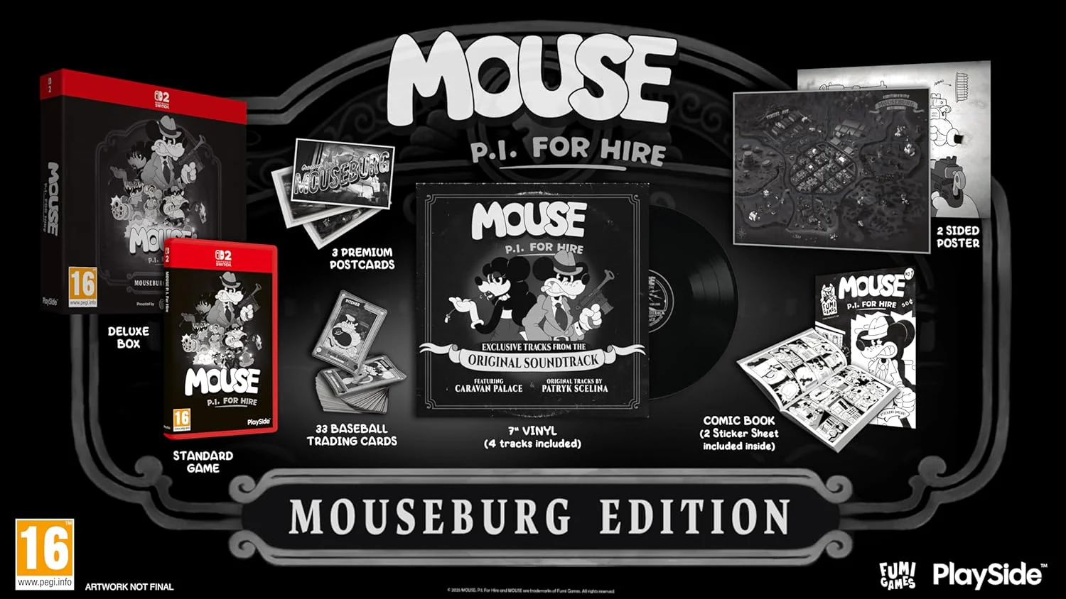 MOUSE: P.I. For Hire – Mouseburg Edition (Nintendo Switch 2) - Image 2