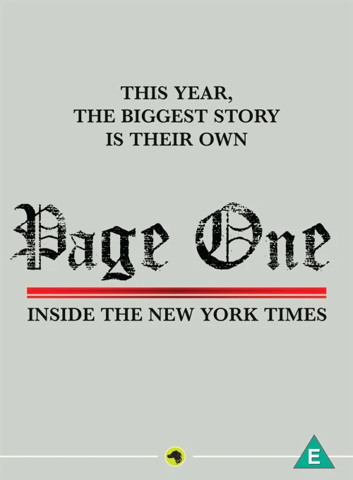 Page One - Inside The New York Times