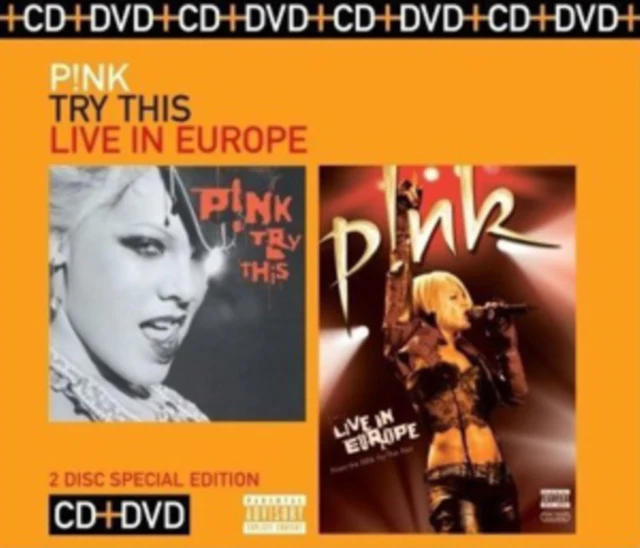 Pink - Try This/Live in Europe [CD / Album with DVD]