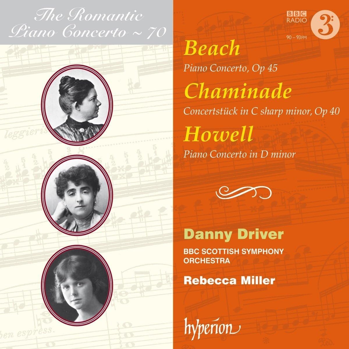 Romantic Piano Concerto, Vol.  70: Beach, Chaminade, Howell (Music CD)