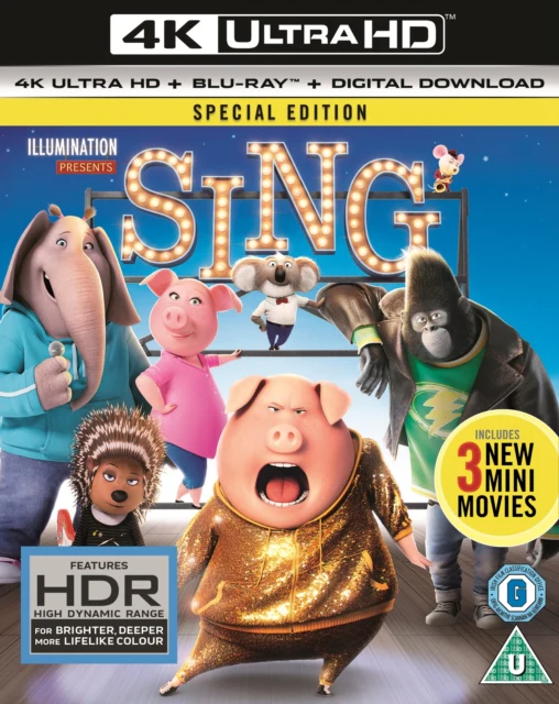 Sing [Blu-ray / 4K Ultra HD + Blu-ray]