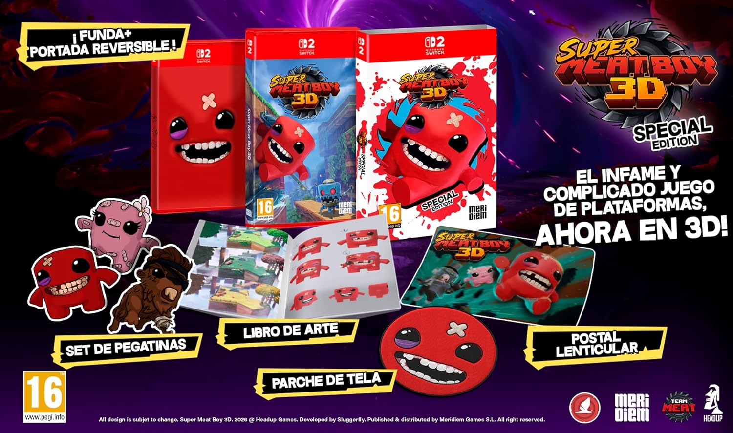 Super Meat Boy 3D - Special Edition (Nintendo Switch 2) - Image 6