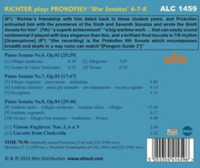 Sviatoslav Richter Plays Prokofiev [CD / Album]