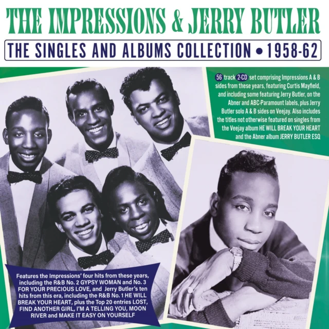 The Impressions & Jerry Butler - The Singles and Albums Collection 1958-62 [CD / Album]