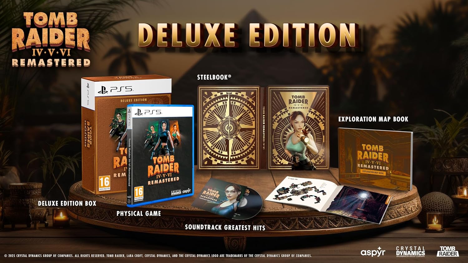 Tomb Raider IV-VI Remastered Starring Lara Croft Deluxe Edition (PS5) - Image 2