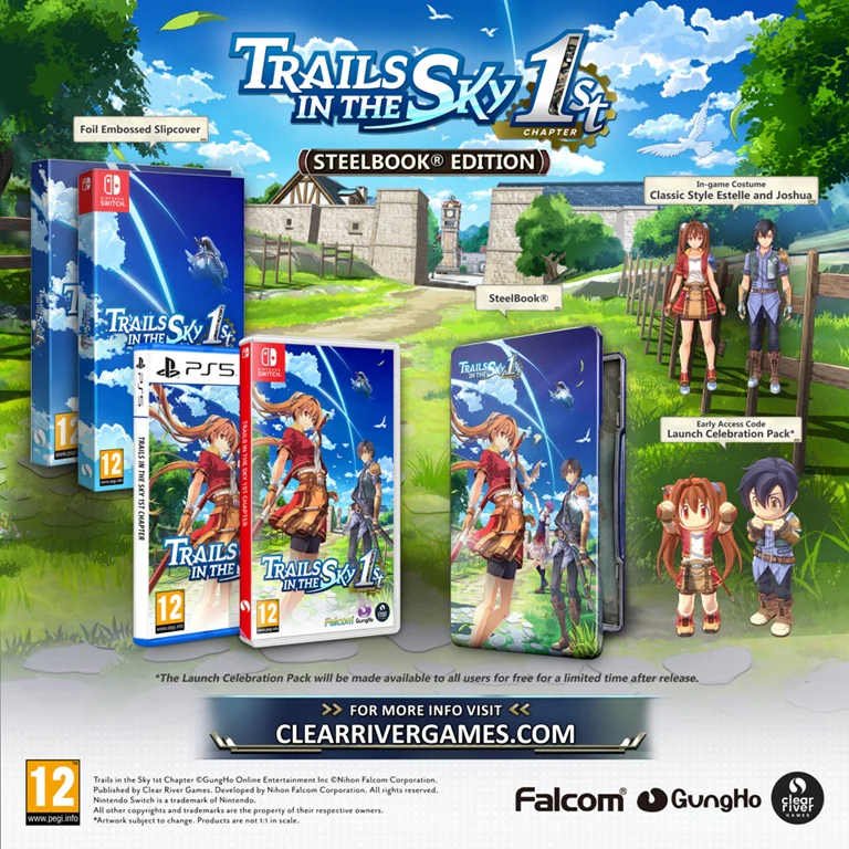 Trails in the Sky 1st Chapter (PS5) - Steelbook Edition