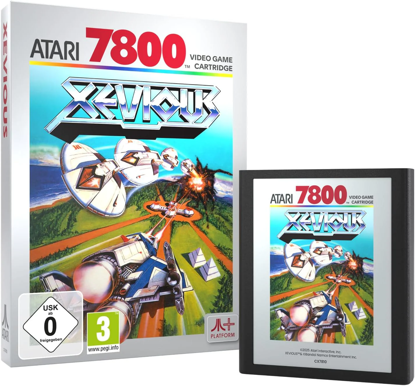 XEVIOUS (compatible with Atari 2600+, Atari 7800+ and Atari 7800 video game systems) - Image 3